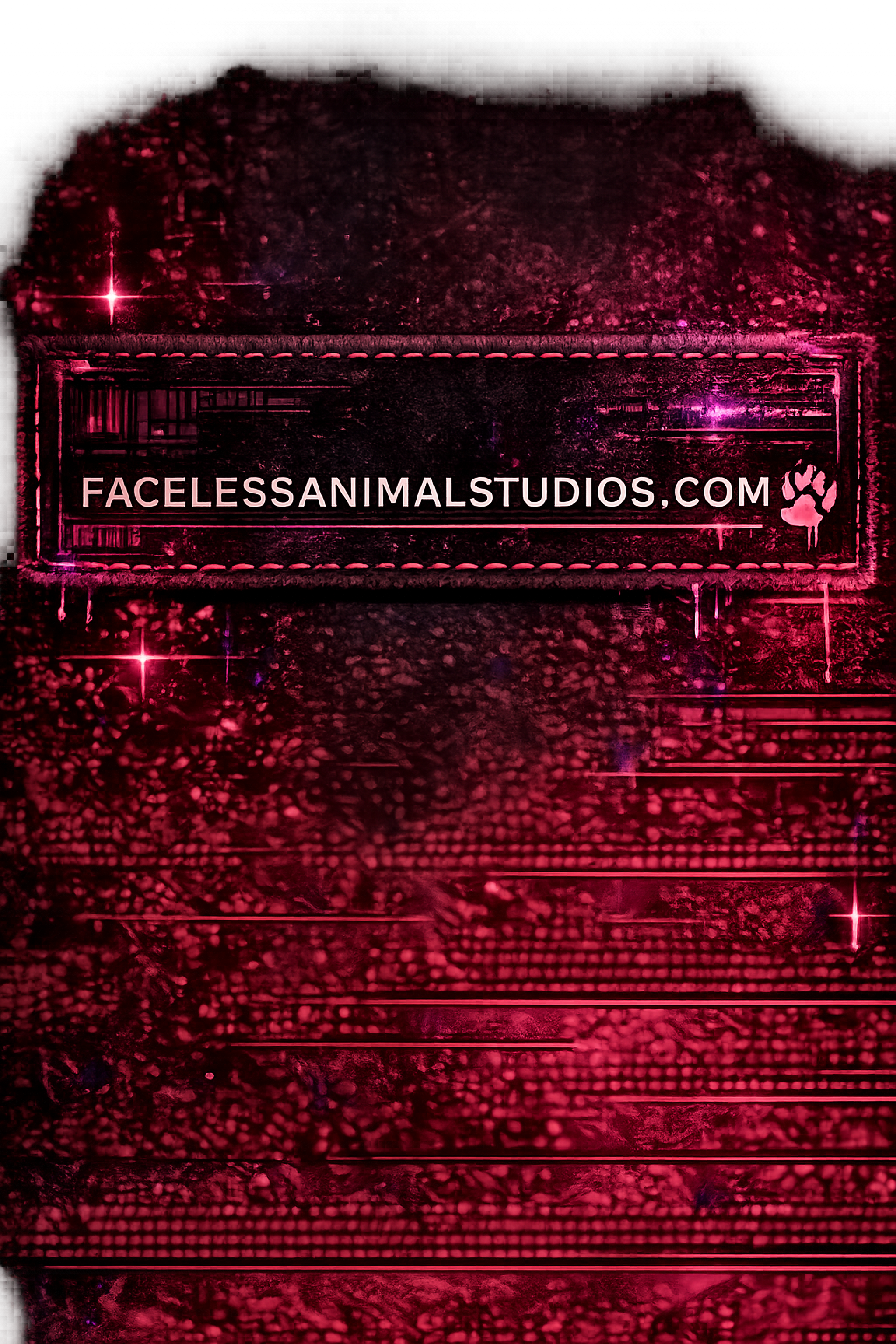 Faceless Animal Studios neon video card art