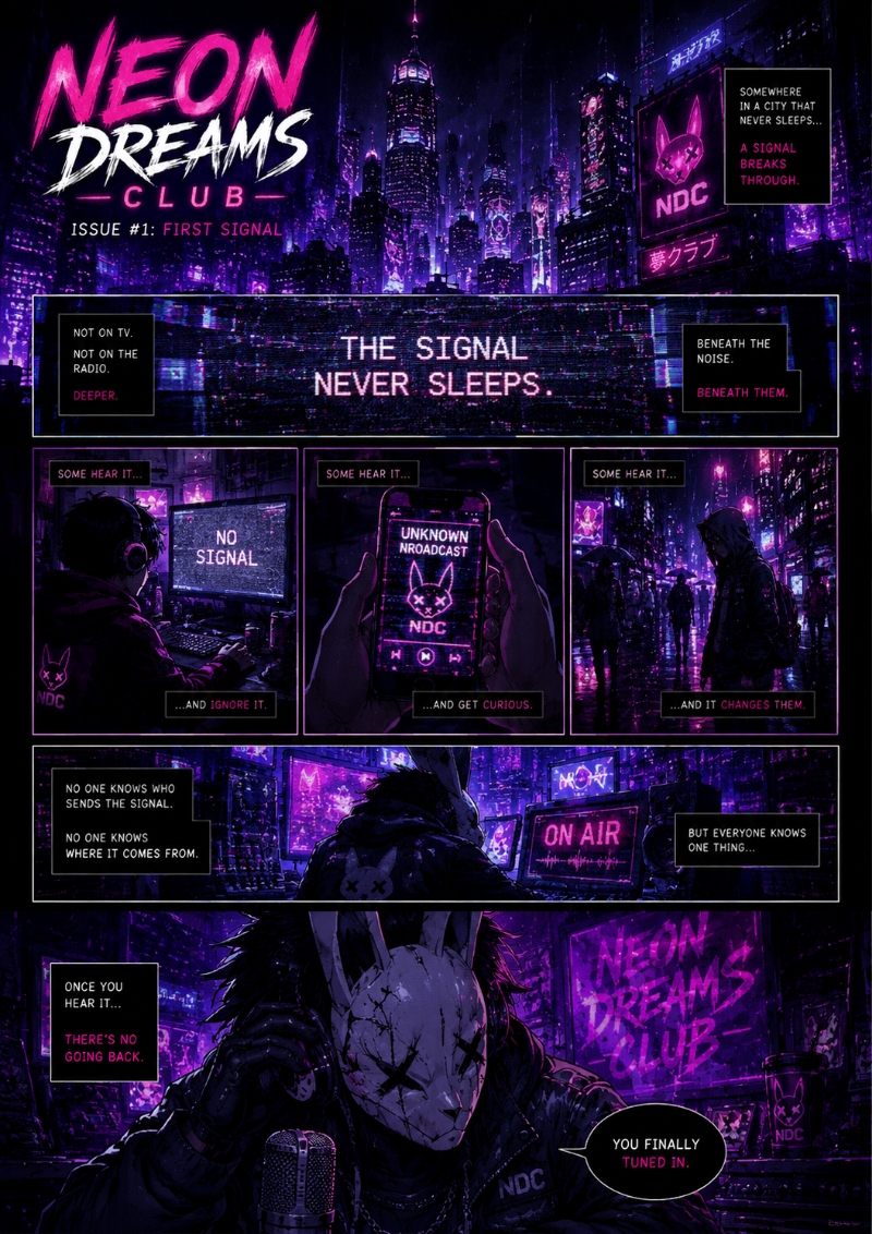 Neon Dreams Club First Edition page 2