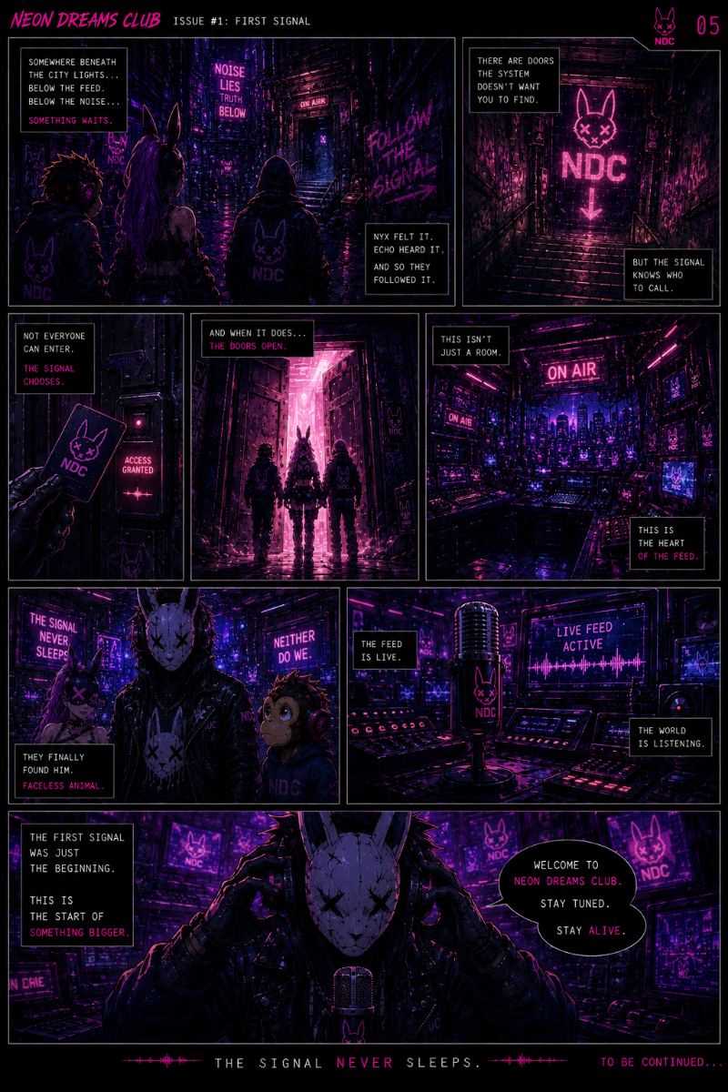 Neon Dreams Club First Edition page 5