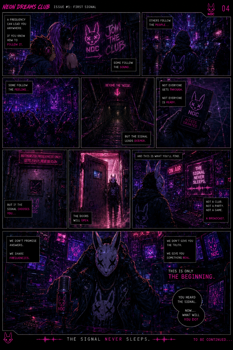 Neon Dreams Club First Edition page 6
