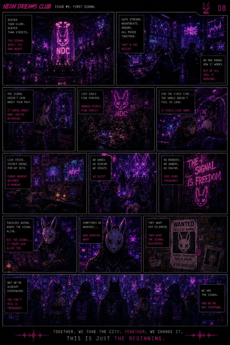 Neon Dreams Club First Edition page 8