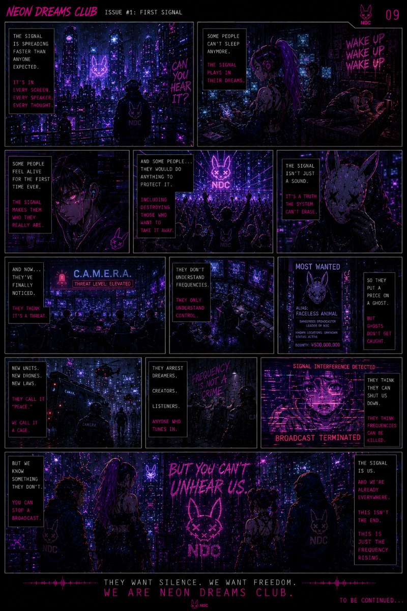 Neon Dreams Club First Edition page 9