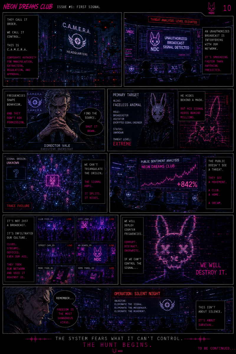 Neon Dreams Club First Edition page 10