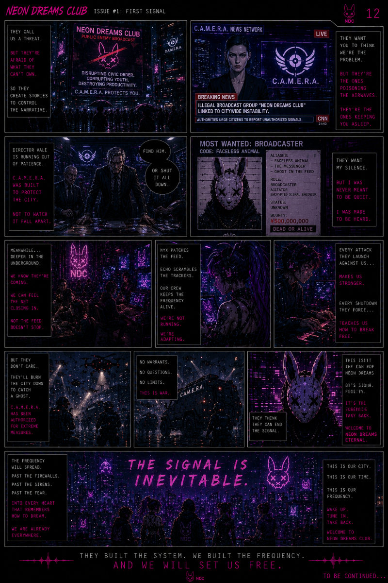 Neon Dreams Club First Edition page 12