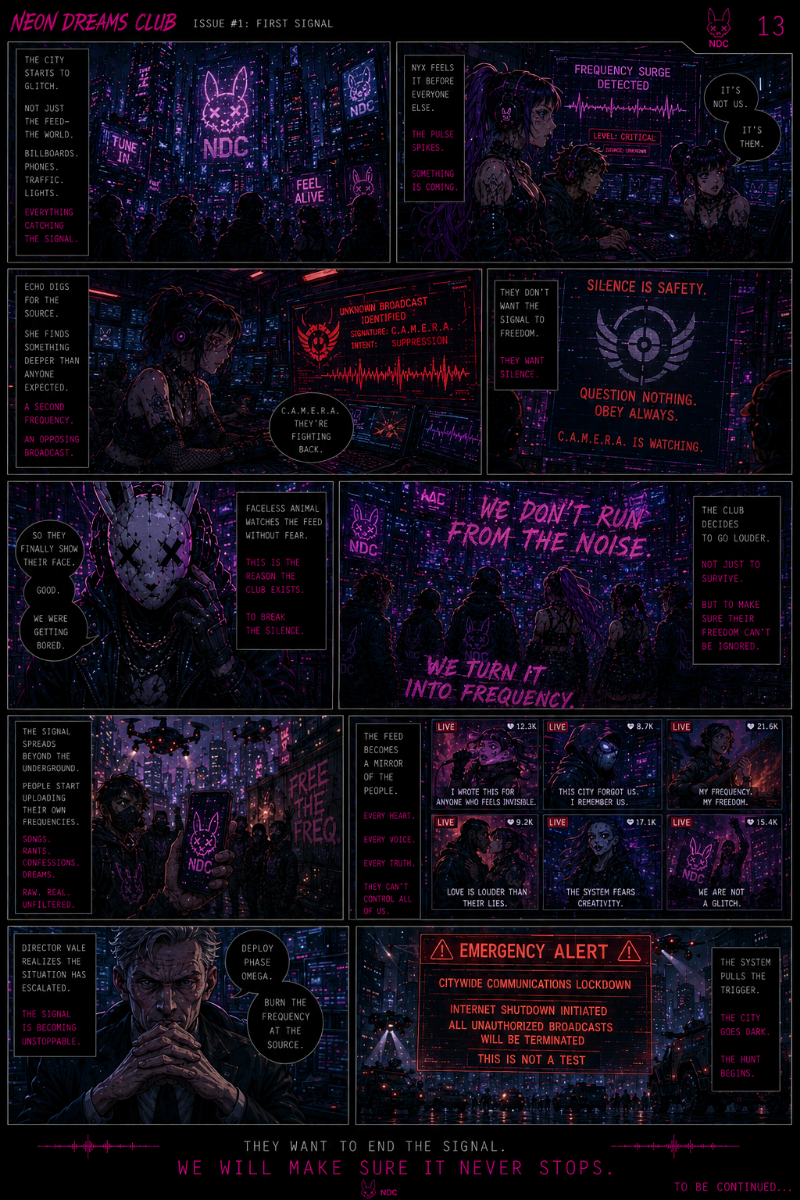 Neon Dreams Club First Edition page 13