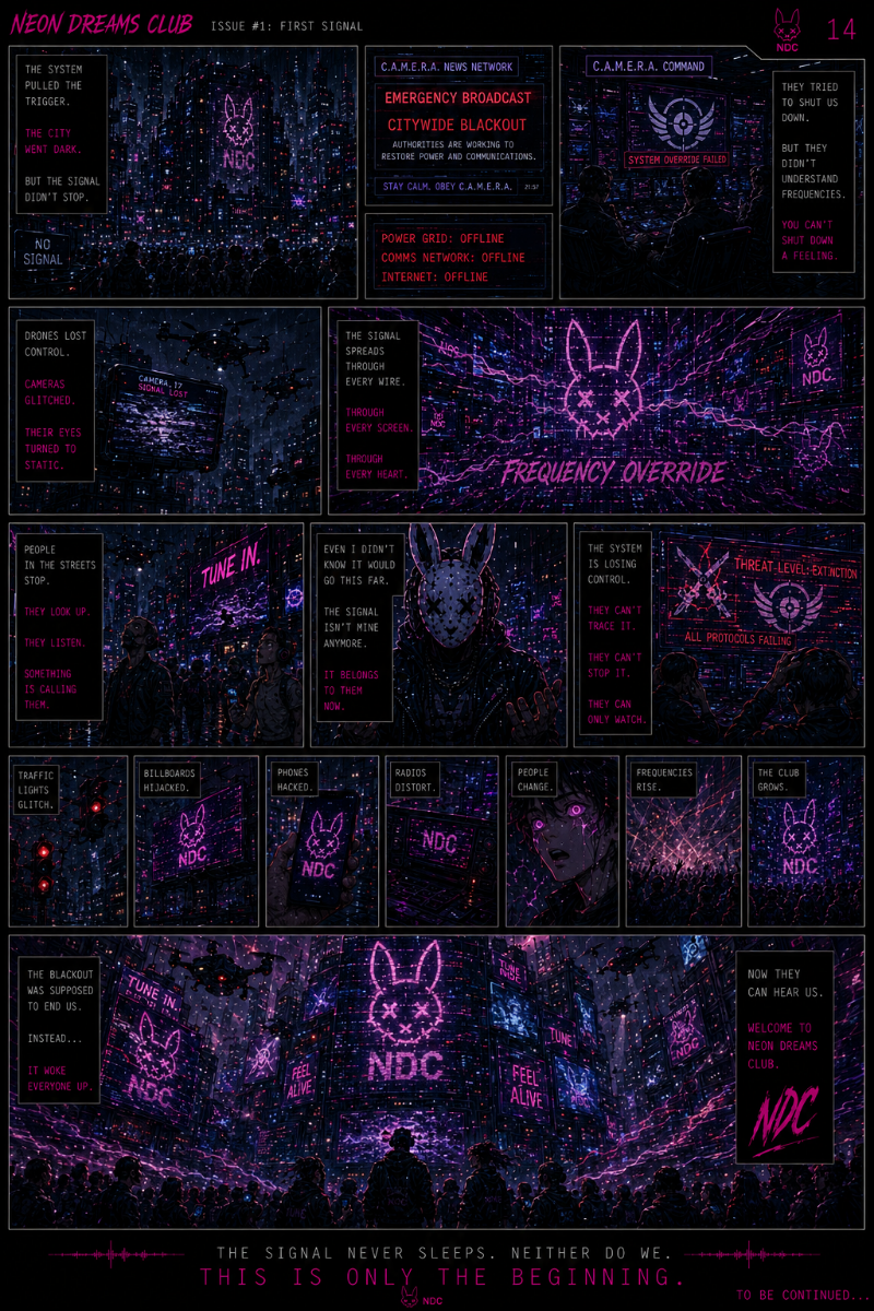 Neon Dreams Club First Edition page 14